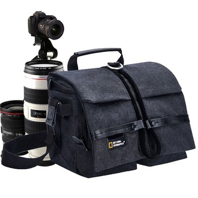 【1機多鏡】單眼相機包側背包手提包類 國家地理5D 7D 80D 佳能尼康索尼攝影包旅拍戶外時尚相機包ins風潮