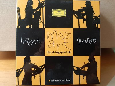 Hagen qt,Mozart-The String Quartets,哈根四重奏團，演繹莫扎特-弦樂四重奏，7CD.