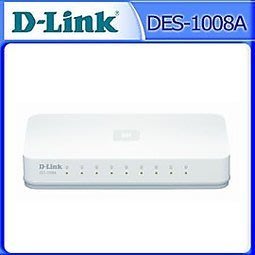 D-Link 友訊 DES-1008A 網路交換器 switch*