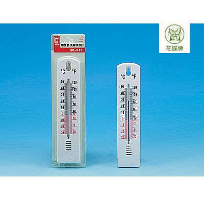 {阿治嬤} 進大 花蝶牌 學生教學用溫度計 室內用溫度計 SK-846