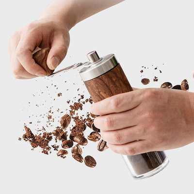 咖啡機小米有品手動咖啡豆研磨機手磨咖啡機磨豆機器家用小型手搖咖啡磨