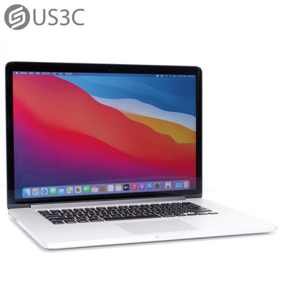 【US3C-台南店】【一元起標】2014年中 Apple MacBook Pro Retina 15吋 i7 2.2G 16G 256G 銀色 二手筆電