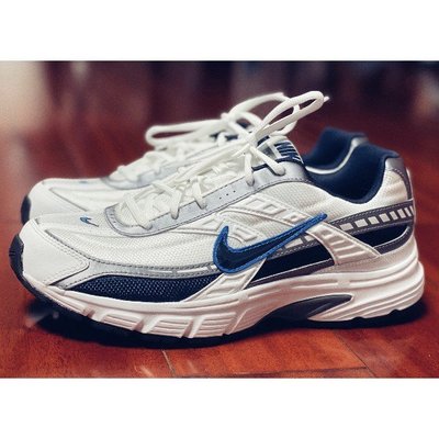 【正品】現貨 耐克Nike Initiator 白藍 白銀 復古老爹 步 男 女 運動 394055-101慢跑鞋