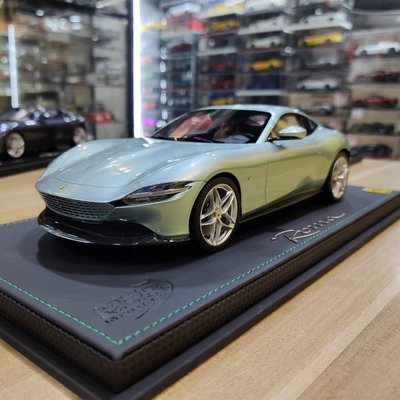 汽車模型BBR Exclusive Car Models 法拉利 羅馬Roma仿真樹脂汽車模型1 18