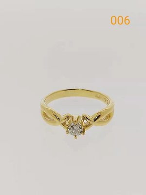 K金鑽石戒指 真K真鑽 鑽石約10分 特價出清 一件5000元 成本出清買到賺到