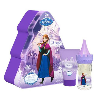 【Disney 迪士尼】Frozen 冰雪奇緣 奇幻安娜香水 禮盒(淡香水50ml+沐浴膠75ml)