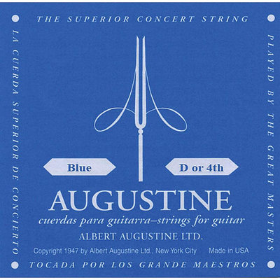 AUGUSTINE 奧古斯丁 古典吉他弦 第四弦 單弦 Classic Blue Red 高張 中張【他,在旅行】