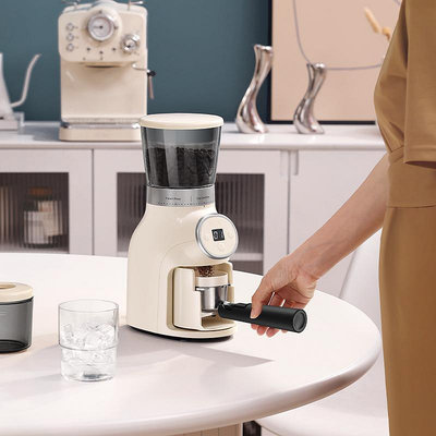 摩佳定量款電動磨豆機咖啡豆研磨機手沖意式全自動咖啡研磨器家用