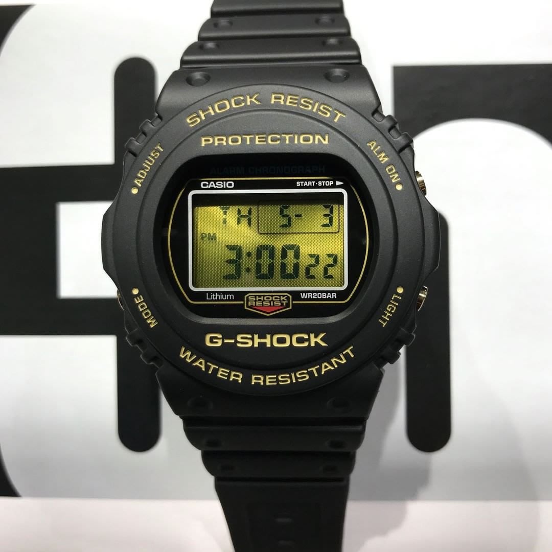 金台鐘錶】CASIO卡西歐G-SHOCK(35週年限量紀念) ORIGIN GOLD紀念款DW