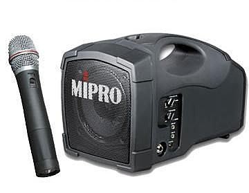 [欣晟電器]MIPRO MA-101B鋰電池版無線喊話器(單頻 VHF)手握或領夾無線麥克風，實體店面