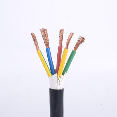 電源線江南電纜RVV電源護套線2 3 4 5芯*0.5 1.0 2.5純無氧銅芯軟電纜線