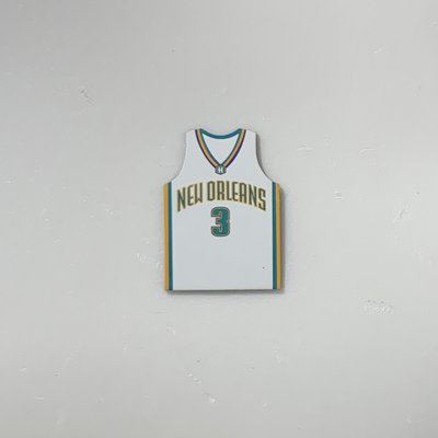 GA-美國職籃【紐澳良黃蜂×Chris Paul】NBA 2006~11年 主場球衣造型磁鐵