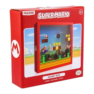 【原裝行貨】任天堂瑪利歐 Super Mario 3D場景造型存錢筒/零錢箱 完美聖誕禮物-好鄰居百貨
