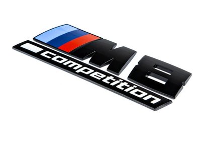 【樂駒】BMW 原廠 M8 Competition Trunk Emblem Gloss Black 後車廂 字標