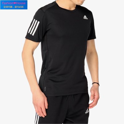 『Fashion❤House』Adidas/阿迪達斯正品新款 OWN THE RUN TEE 男跑步短袖T恤DX1312