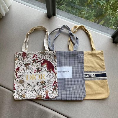 法國時尚精品Dior迪奧印花帆布包 手提袋 Gift 代購