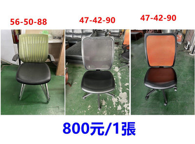 二手家具全省估價(集穎全新/二手家具)--多款簡約舒適網布辦公椅 會議椅 電腦椅 OF-3012104