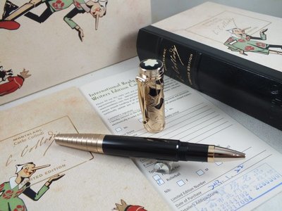 【世界名筆交流】萬寶龍2011年文學家系列小木偶 柯洛迪限量鋼珠筆