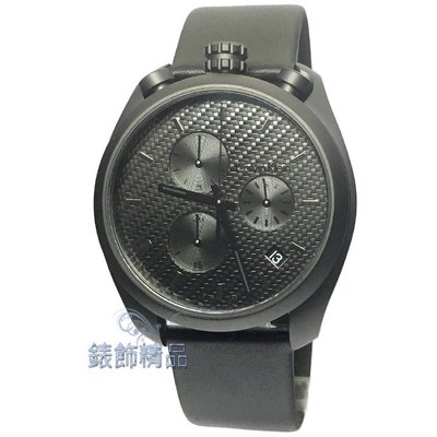Calvin Klein CK K6Z574C1手錶 立體刻紋錶盤設計 IP黑框 黑皮帶 男錶【錶飾精品】