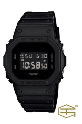【天龜】CASIO G SHOCK 全黑 時尚經典錶款 DW-5600BB-1