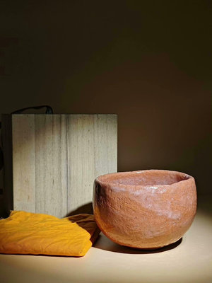 日本古美術 樂燒赤樂茶碗 本阿彌光悅寫 器型復刻的非常的到位 茶具 茶杯 茶壺【真棒紫砂】1227