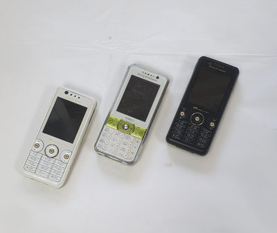 Sony Ericsson W660i K660i 共3隻 當 拍戲道具 殺肉機  零件機  擺飾品
