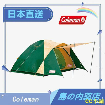 CC小鋪【日本直送】Coleman Tent BC Cross Dome 270 綠色 2000038429 野營帳篷  4人用