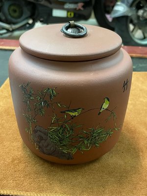 宜興紫砂茶葉罐竹葉罐1斤裝普洱茶高山茶阿里山茶烏龍茶金萱茶（a123)