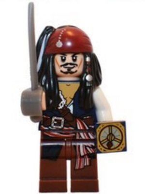 LEGO 4184 黑珍珠 神鬼奇航 傑克船長，附長刀！