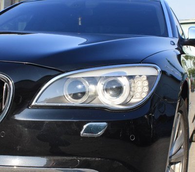 現貨熱銷-易車汽配 BMW 7 F01 2009~2015 730d 730i 740d 750i 750li 鍍鉻頭燈