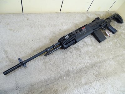 【軍武門二館】台製 G&amp;G 怪怪 GR14 EBR LONG全金屬 電動槍(單/連發/6段伸縮)長槍/生存射擊遊戲