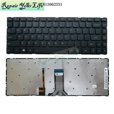 電腦零件適用聯想s41-70 100S-14IBR 14ISK 300S-14ISK U41-70筆記本鍵筆電配件