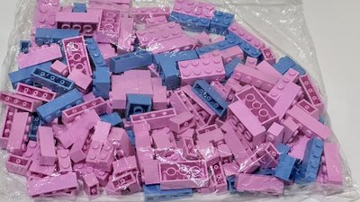 (現貨)樂高LEGO全新零件正版-3010磚塊 1X4 Medium Blue Medium dark pink