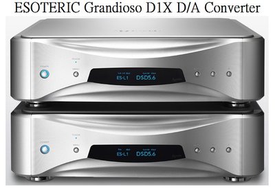 【富豪音響】高雄旗艦店日本原裝 ESOTERIC Grandioso D1X 數位類比DAC轉換器 可議