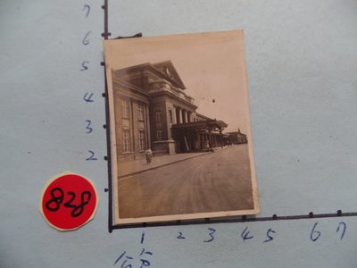 二戰以前,滿州國,新京火車站(現今中國, 長春市),古董黑白,照片,相片5