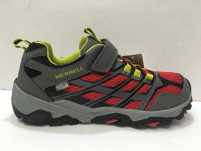 Merrell 登山鞋 戶外鞋 防滑耐磨 多功能鞋 黏貼帶鞋 大童鞋 尺寸：23cm~25cm MY57966