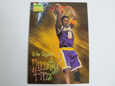 ~ Kobe Bryant ~名人堂/小飛俠/黑曼巴/柯比·布萊恩 1999年SkyBox.背身灌籃.NBA籃球卡