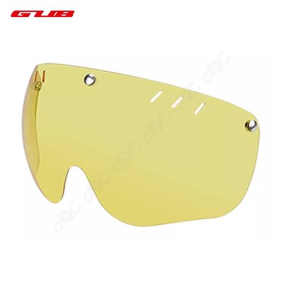 GUB-全新自行車安全帽磁吸風鏡：XXL大尺寸單車專用鏡片 黃光運動護目鏡 透明防風磁扣鏡 腳踏車遮陽墨鏡 騎行太陽眼鏡