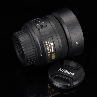 適用尼康AFS 35mm F1.8 G貼紙鏡頭貼膜尼克爾351.8G保護膜貼皮3M