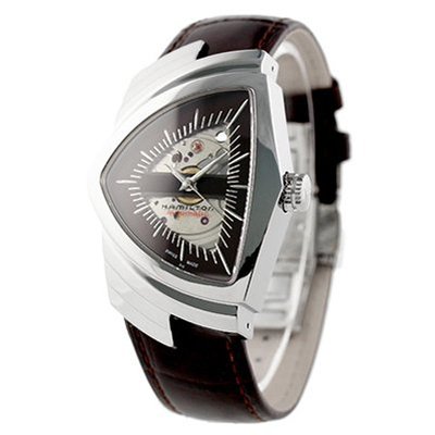HAMILTON H24515591 漢米爾頓 手錶 機械錶 48x35mm Ventura 探險系列 皮錶帶 男錶女錶