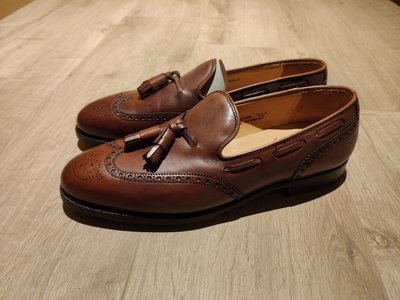 Foster & Son 英國製頂級樂福鞋7.5E by Crockett & Jones Hand grade