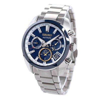 預購 SEIKO ASTRON SBXC045 精工錶 手錶 43mm GPS太陽能 藍面盤 陶瓷錶圈 鋼錶帶 男錶女錶