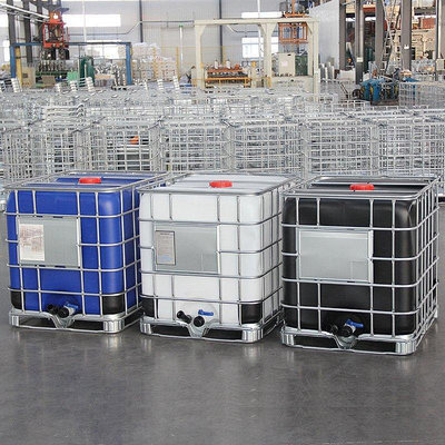 【熱賣下殺價】全新IBC噸桶食品級集裝桶加厚框架塑料水箱方形水桶1000L升KG1噸