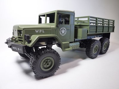 大千遙控模型 最新款 1/16 6x6 軍卡 KIT版 像真軍卡卡車 攀岩卡車(全套版)