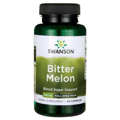 【 Swanson 】苦瓜Bitter Melon 500mg 60顆