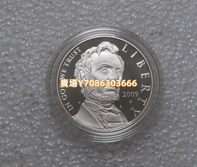 美國 2009年1元 林肯總統誕辰200周年 精致紀念銀幣 銀幣 紀念幣 錢幣【悠然居】1432
