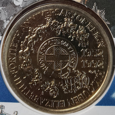 【二手】 薩摩亞 1992年 1塔拉 女王伊麗莎白二世繼位登基40周年1435 紀念幣 硬幣 錢幣【經典錢幣】