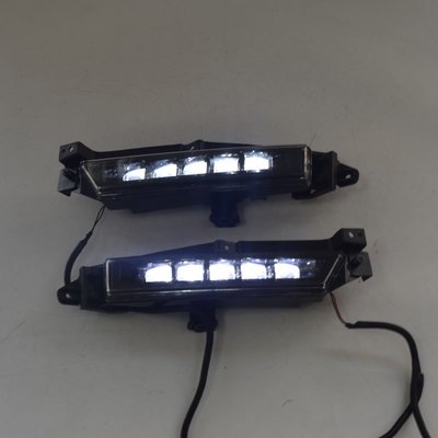 適用于本田CRV日行燈 17-18新款CRV專用LED日間行車燈改裝霧燈