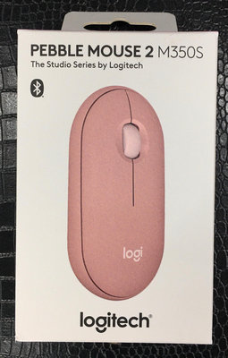 【章魚先生】Logitech 羅技 PEBBLE MOUSE 2 M350s 鵝鑾石無線藍牙滑鼠 玫瑰粉