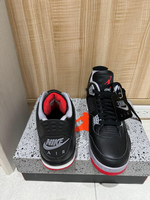 Nike Air Jordan 4 Retro "Bred Reimagined" 黑紅 男鞋 FV5029-006 現貨us10